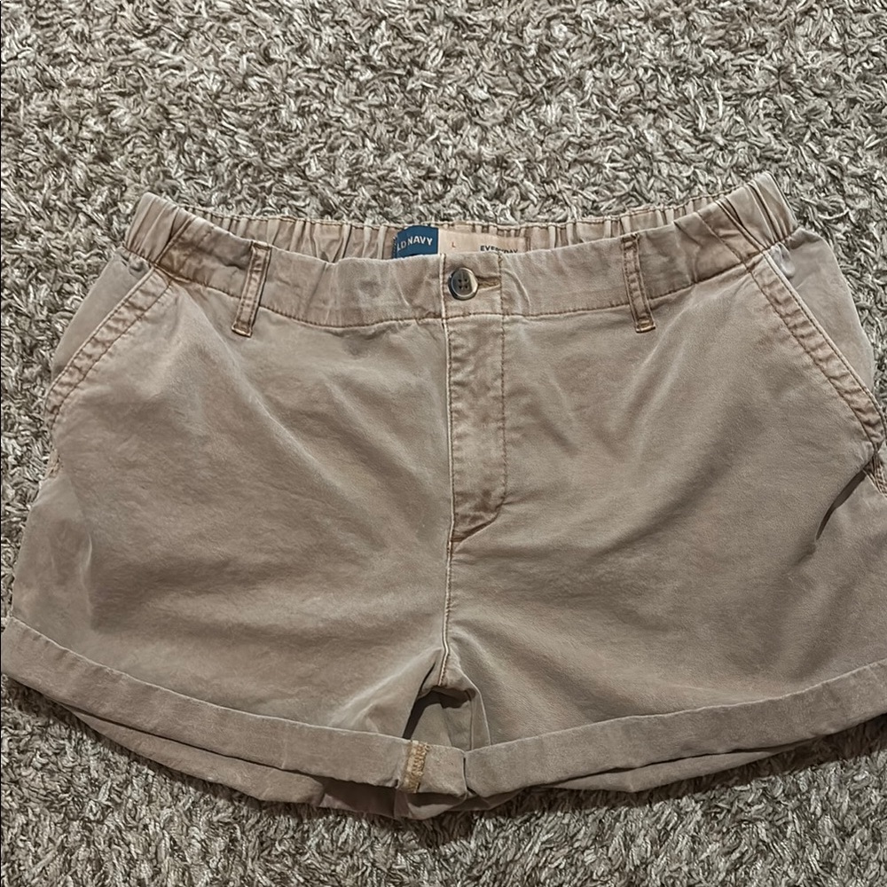 Old Navy Tan Cargo Shorts Relaxed Fit